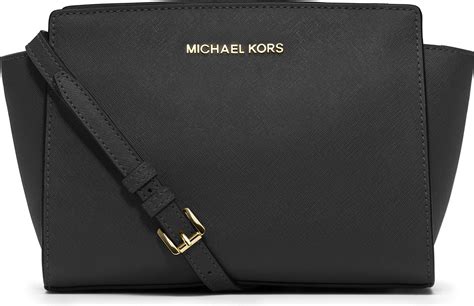 michael kors selma bag medium black|Michael Kors selma crossbody.